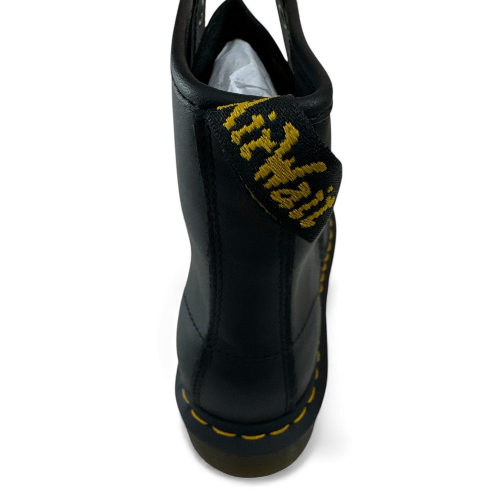 Dr. Martens 1460 Black Smooth Leather 8-eye Lace-up Boots Mens US 12 / Wm 13 NIB - Picture 5 of 9